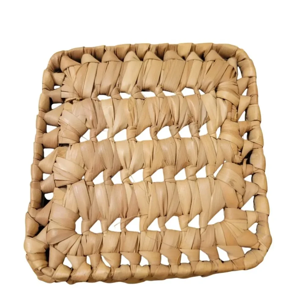 Small Vintage Woven Basket Trinket MCM